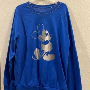 Blue Disneyland long sleeve spirit jersey